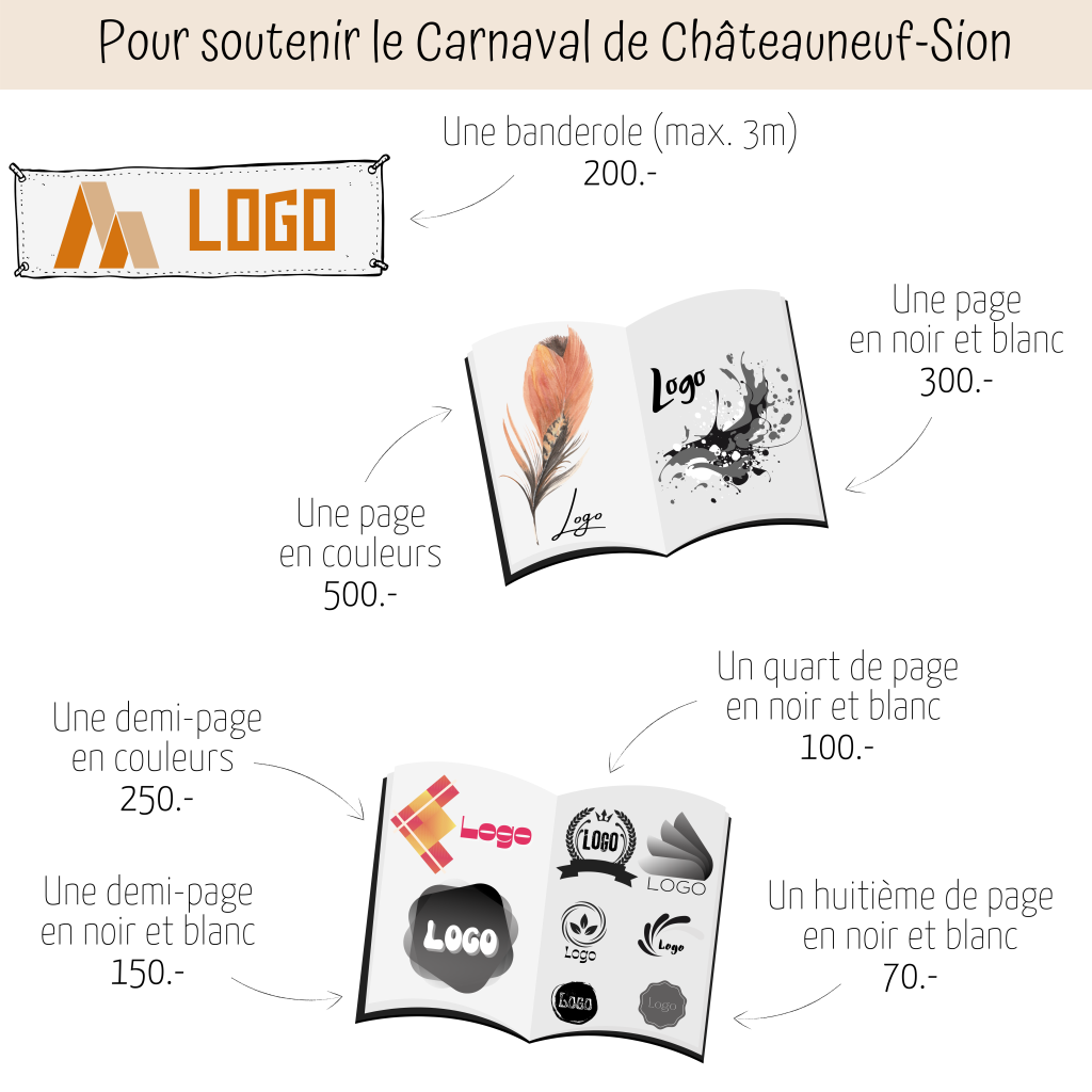 Pour soutenir le Carnaval de Châteauneuf-Sion